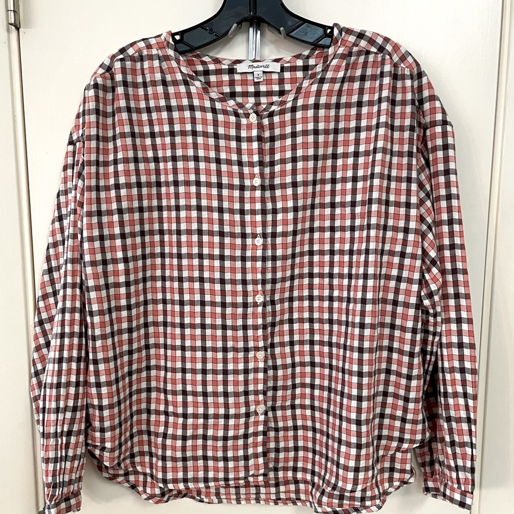 Madewell Plaid Blouse
